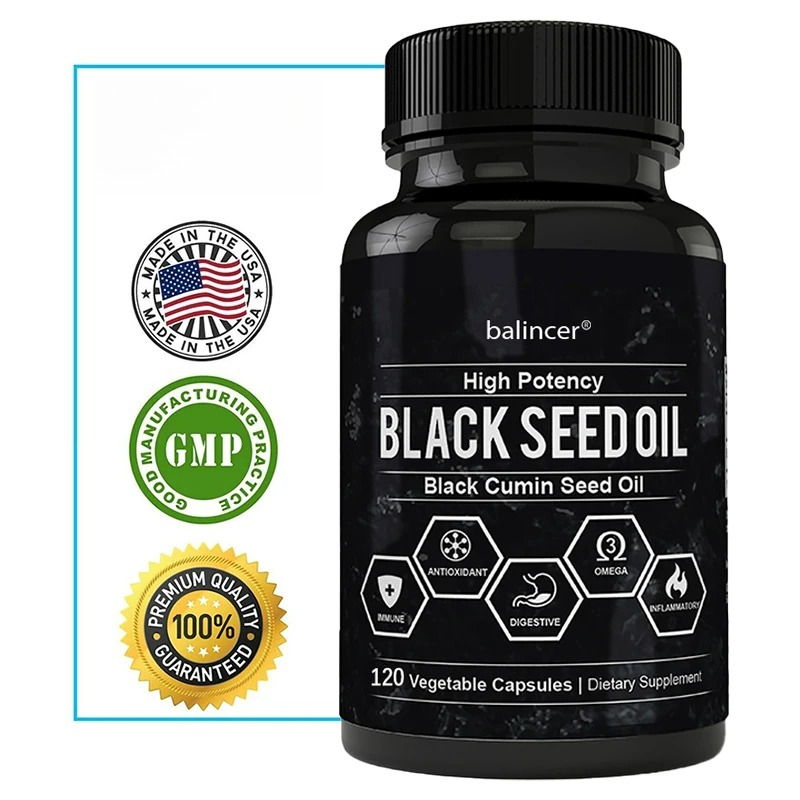 Health Wellness Vitamins - Schwarzkümmel öl-unterstützt die Gesundheit von Immun-,