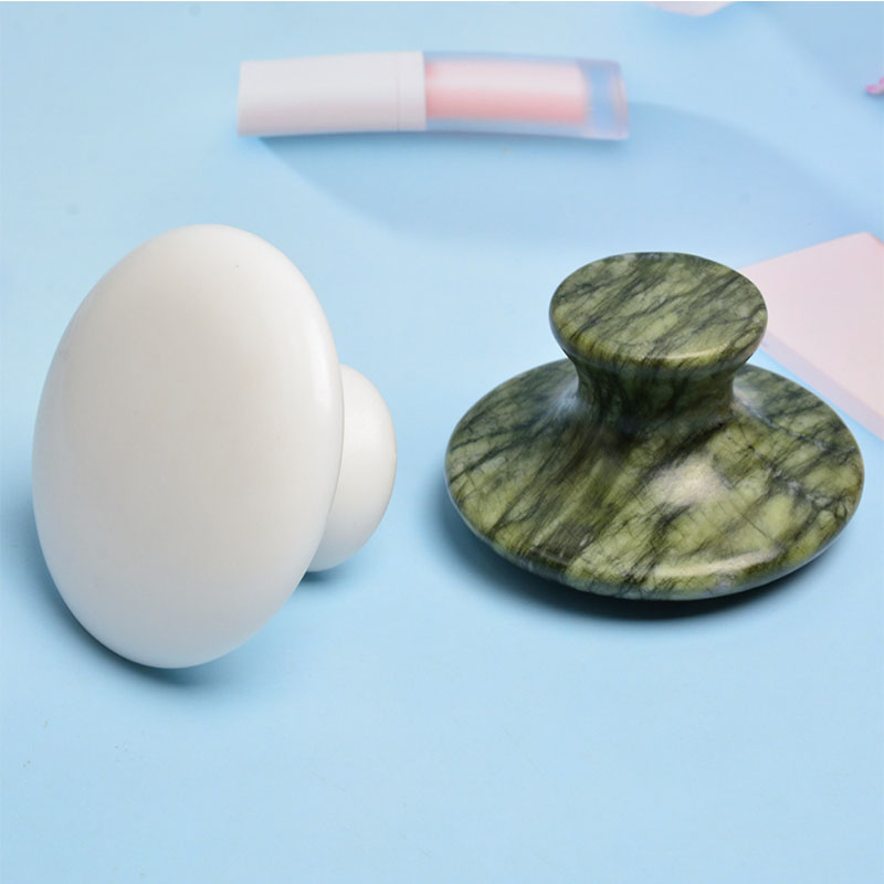 Natürliche Jade Pilz Kopf Mass – Jade Gua Sha Tool Bewertung und Preis