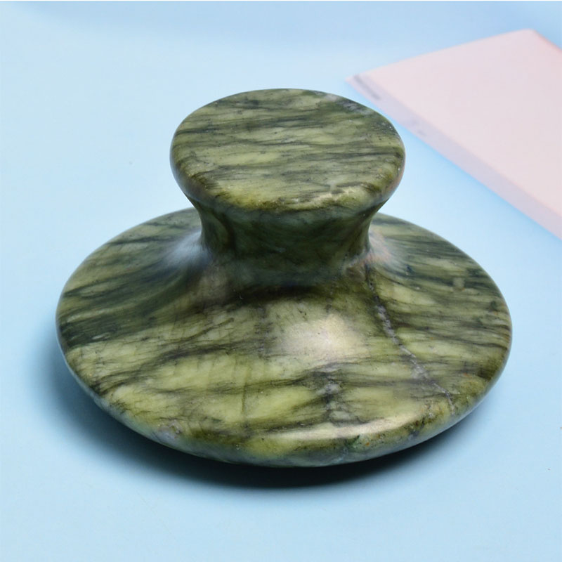 Natürliche Jade Pilz Kopf Mass – Jade Gua Sha Tool Bewertung und Preis