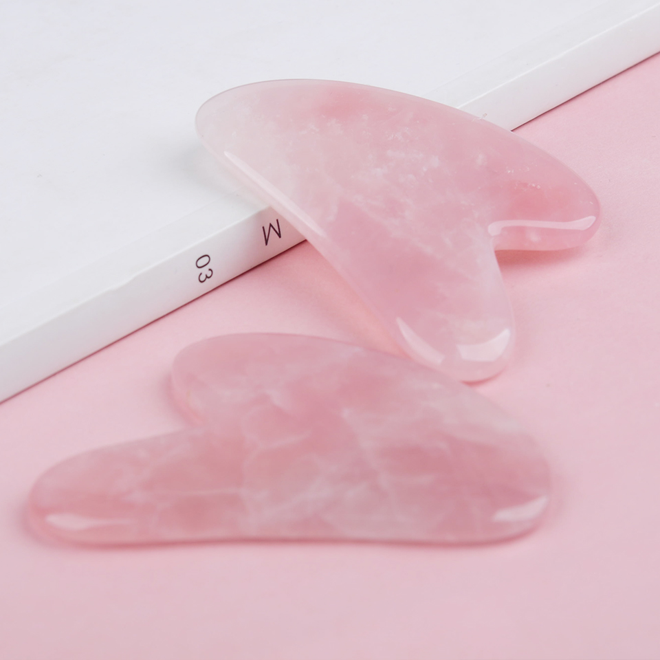 Natürliches Rosafarbenes Gua S – Jade Gua Sha Tool Bewertung und Preis