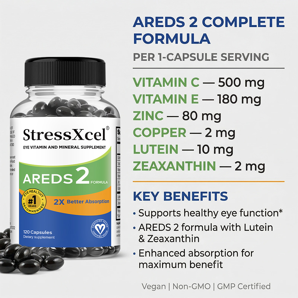 AREDS 2 Augenkapseln, Lutein & – Health Wellness Vitamins Bewertung und Preis