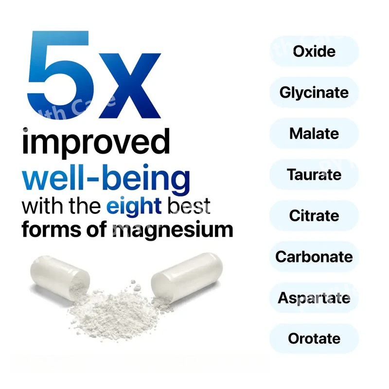 Magnesium-Mineralien-Nahrungse – Health Wellness Vitamins Bewertung und Preis