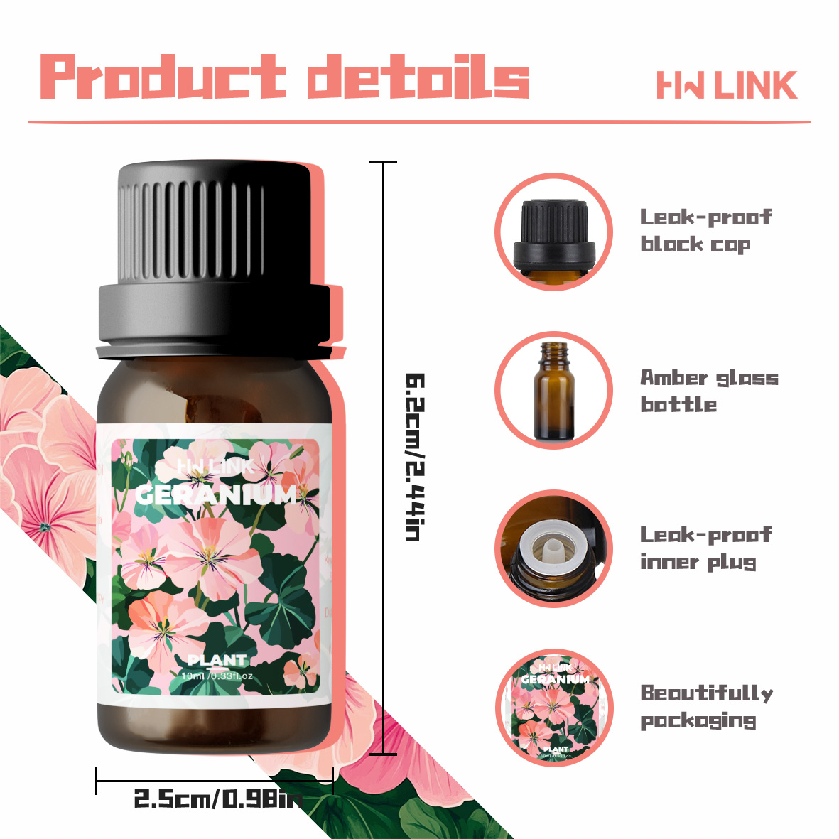 Geranienöl 10ml 100% Rein Natü – Aromatherapy Diffuser Bewertung und Preis