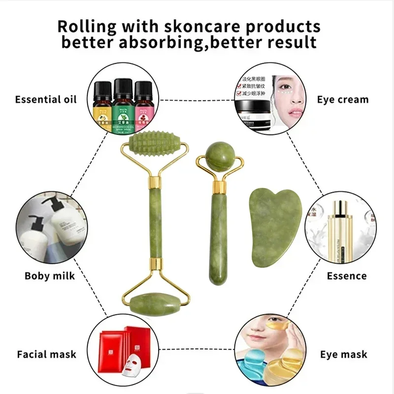 Natürlicher Jade-Roller für Ge – Jade Gua Sha Tool Bewertung und Preis