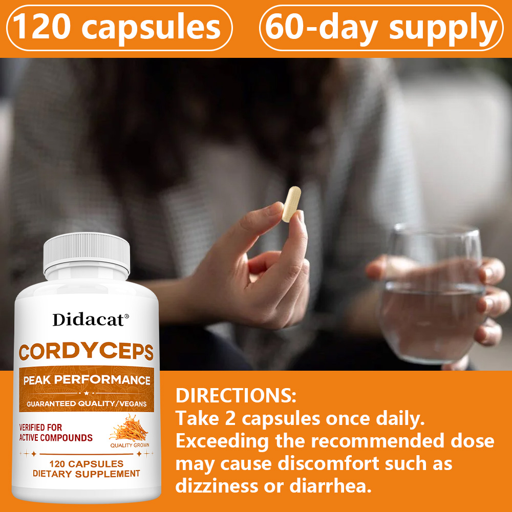 Cordyceps-Pilz-Kapseln 1000mg, – Health With Wellness Bewertung und Preis